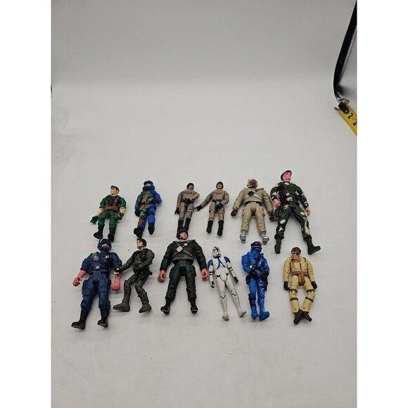 4” Action Figure Lot Lanard Hasbro Star Wars Lot Of 12 1- 6" Guy